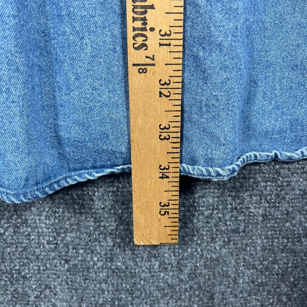 Ralph Lauren Blake Denim Shirt Mens XXL Blue Long Sleeve Button Down Pony VTG - Picture 6 of 8